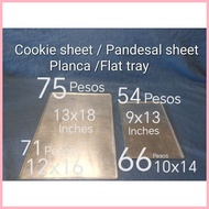 ∇ ✢ ♧ flat sheet / plancha / cookies flat sheet / pandesal tray / flat baking tray
