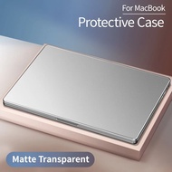 เคสแล็ปท็อปเคลือบด้านโปร่งแสงสำหรับ2024 MacBook Air 13/15นิ้ว A3113 M3/A3114กันกระแทกทนต่อการขีดข่วนเปลือกแข็งฝาครอบป้องกัน