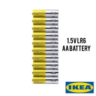[10 PIECES] IKEA ALKALISK BATTERY 1.5V IKEA BATTERY ALKALINE BATTERY LR6 AA BATTERY