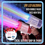 2022 Cool Toys/ Tik Tok Viral/ Bubble Maker/ Mainan kanak-kanak/ Rocket Bubble Gun/ Hander Bazooka /