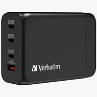 Verbatim 66704 4 Port GAN PD3.0 200W 3 PD &amp; 1 QC3.0 USB桌上充電器 - 採用GaN II 4 Port GAN PD3.0 200W PD &amp; QC3.0 USB 牆插充電器  - 採用GaN II 氮化鎵技術，支援 200W 66703