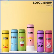 (HA1643)Botol Minum Kaca Animal Unik 450ml