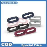 KamEm Soft Silicone Watch Band Keepers 10Pcs Replacement Holder Loops Compatible 18mm-22mm for Sport