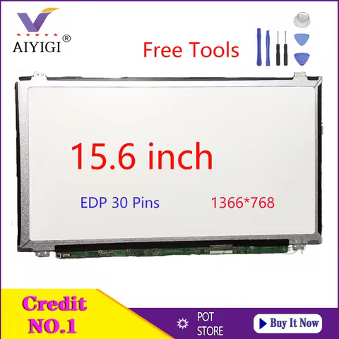 15.6 Inch Laptop LED LCD Screen Matrix Slim N156BGA-EA2 Rev.C1 Rev.C3 N156BGA EA2 Display Panel EDP 