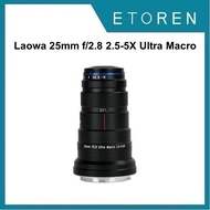 Laowa 25mm f/2.8 2.5-5X Ultra Macro Lens