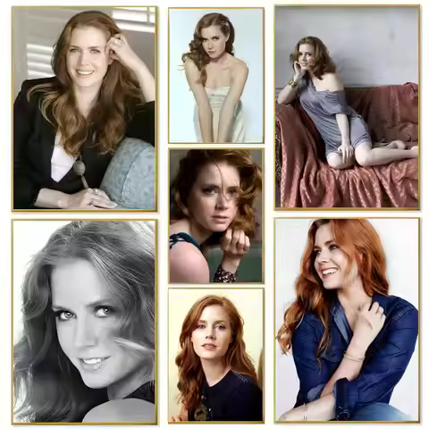 actress A-amy A-adams Poster Wall art print art suitable for living room bedroom bar parlor home dec