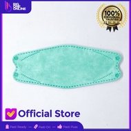 Masker KF94 4ply, Convex Mask, Masker Korea 4 Ply, Masker 4D Plusmed - Light Green