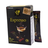 Vietnam G7 Pure Black Coffee Powder 2.5g * 15 Sachets Espresso Instant Coffee