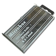 Microbox Hss Twist Drills 20pcs 0.3mm - 1.6mm / Mata Bor Micro / mata bor PCB / bor mini grinder / b