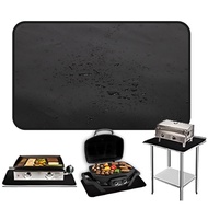 FAUSE Fireproof &amp; Waterproof Under Blackstone Griddle BBQ Mat, Protect Your Prep Table And Outdoor Grill Table - Heat Resistant Grill Table Mat