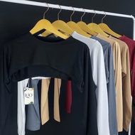 KIMBERLY RAYON PREMIUM BOLERO CUFF 45-65KG KOREAN WOMEN'S CROP CUFF SPORTS INNER