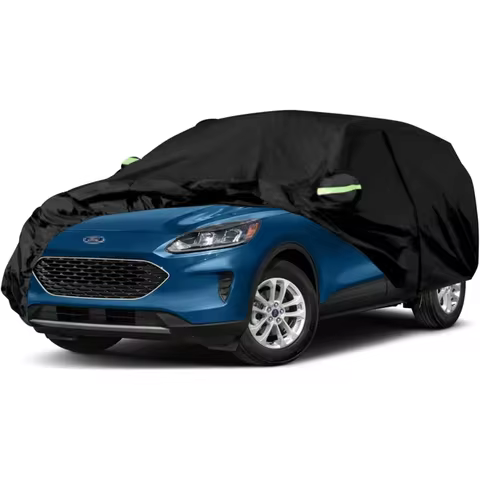 210T Outdoor Waterproof Car Cover Custom For Ford Escape 2008-2025 UV Protection with Zipper Door Re