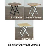 FOLDING TABLE 70X70 WFT70-S
