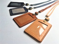 定制皮革證件套//證件套皮革掛繩//證件套//聖誕禮物//個性化