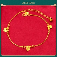 ASIX GOLD Korea Gold 916 Ladies Anklet Elegant Fashion Ankle Chain