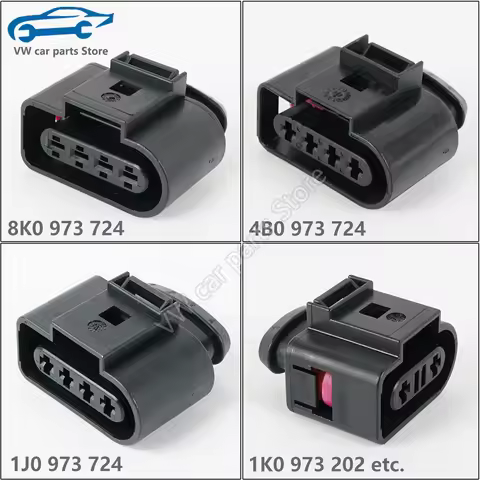 2 Pin Coolant Temperature Sensor Plug Connector 8K0 973 724,1K0 973 202 For Audi VW 8K0973724,1K0973