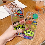CASE CASING CLEAR CASE MOTIF ALIEN'S COMPATIBLE FOR SAMSUNG A50 A51 A52 A53 A54 A55 A56 A57 A70 A71 