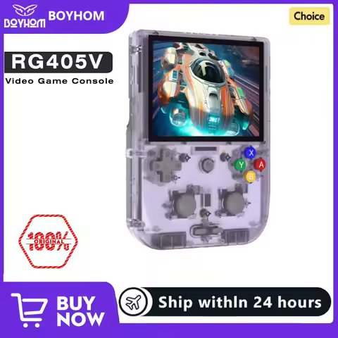 BOYHOM RG405V Video Handheld Game Console 4" IPS HD Touch Screen Android 12 System T618 64-bit Wifi 
