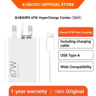 Xiaomi 67W Hyper Charge Combo Type A Include Cable Usb A To Type C Xiaomi 67W Fast Charging Original
