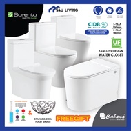 [ Maximum 1 unit per order ] SORENTO CABANA One Piece WC Toilet bowl Jamban Tandas S-Trap Washdown r