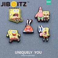 Jibbitz crocs charm crocs Shoe Buckle Shoe Accessories Cartoon Cute SpongeBob SquarePants Shoes Acce