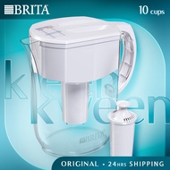Brita Water Pitcher with 1 Filter, White