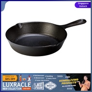 [sgstock] Lodge L5SK3 Cast Iron Skillet, 8-inch, Black - [Black] [8\""]