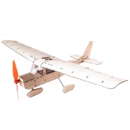 TERMURAH..!! Mini Cessna 182 435mm Wingspan Balsa Wood Laser Cut RC