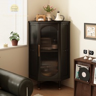 Multi-layer storage rack for home living room, simple storage cabinet, dustproof display rack for fi