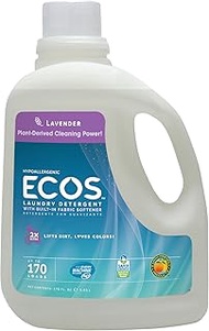 ECOS Lavender Hypoallergenic Laundry Detergent, Lavender, 5020 milliliters