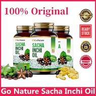 SG Ready Stock🔥Natural Organic Go Nature Sacha Inchi oil Softgel (60 capsules) EXP：2025 sacha inchi oil