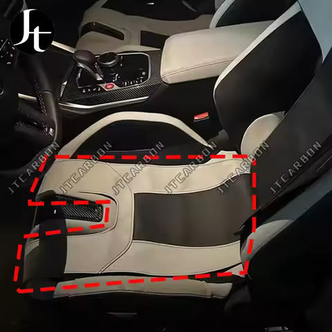 M Carbon Bucket Seat Cushion Genuine Leather Protector Cover for BMW G87 M2 G80 G81 M3 G82 G83 M4 F9
