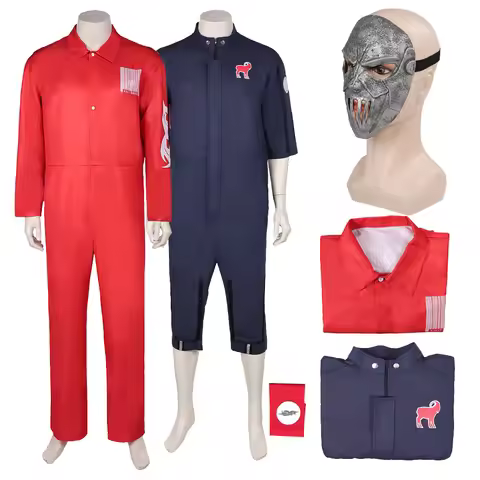 Joey Cosplay Jordison Costume Black Jean Jumpsuit Mask Fantasy Outfits Clothes Disguise Men Adult Ha