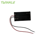 TWINKLE1 AA Battery Holder Back To Back 6V 4 * AA Batteries Holder Case With Wire Leads Double-deck 