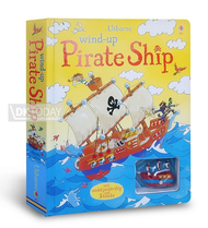 USBORNE WIND-UP BOOKS : PIRATE SHIP (AGE 3+) ▶️ BY DKTODAY