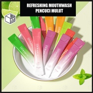 MYB 20pck/box Refreshing Licorice Fruit Mouthwash Probiotics Mouthwash Portable Packing Effective Cl