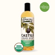 The Castile Soap Shop | Castile Liquid Soap | Peppermint Magic | 473 ml | Vegan | For all Skin Types