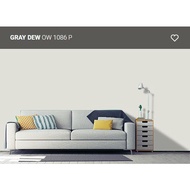 INTERIOR PAINT GREY DEW OW 1086 P (1LT/5LT) NIPPON