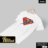 Man of Steel Superhero T-Shirt for Adults S–7XL Jumbo BIG Size & Children Ages 2-13 Years – Premium 