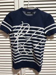 Ralph Lauren 條紋短袖針織衫