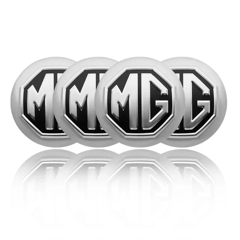 4pcs 56mm Car Wheel Center Hub Cap Badge Emblem Decal Wheel Sticker For MG TF ZR EV GS EZS RX5 ZT 3S