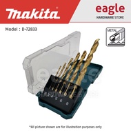 Makita D-72833 2 ~ 8mm HSS-Tin Drill Bit Set, 6pcs, Plastic Case