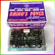 Kit Driver amplifier Rhinos Sniper 1200 watt mono