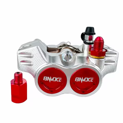 84mm Small Radial Motorcycle Brake Caliper CNC Aluminum 4-Piston Front Disc Brake Modification For Y