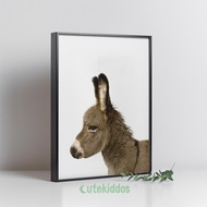 Cute Donkey Baby Poster Wall Decoration Baby Donkey Wall Decor