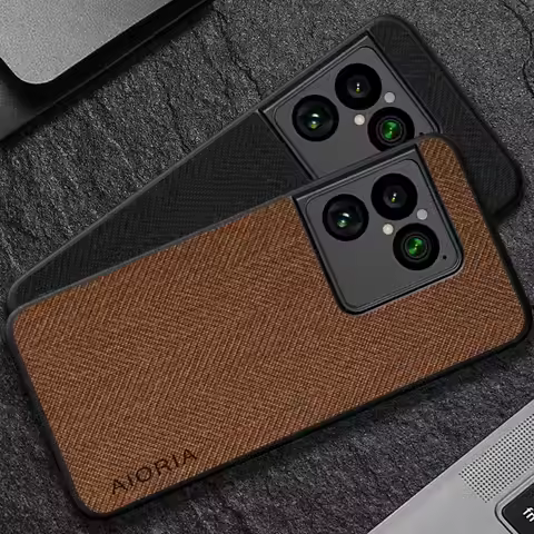 Case for Sony Xperia 1 VIII coque Luxury textile Leather soft phone cover funda for sony xperia 1 vi