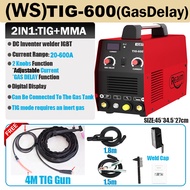 REAIM Welding Machine TIG-600 TIG/ARC 2-in=1 Welding Machine Inverter type TIG GasDelay Digital Disp
