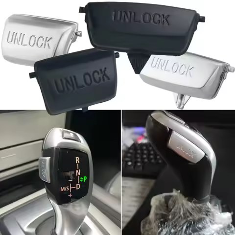 For BMW 1 2 3 5 6 Series F30 F10 F11 F32 F48 X3 X4 F25 F26 Car GearShift Knob P UNLOCK Button Cover 