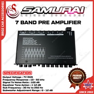 📣 SAMURAI KATANA SOUNDBAR 7 Band Parametric Preamp Equalizer Amplifier with Subwoofer Output For All