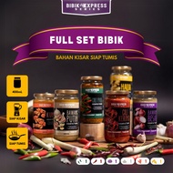 BIBIK EXPRESS Ingredients Ready to stir-fry Large Onions Garlic Chili Rice Dried Chili Ginger Turmer